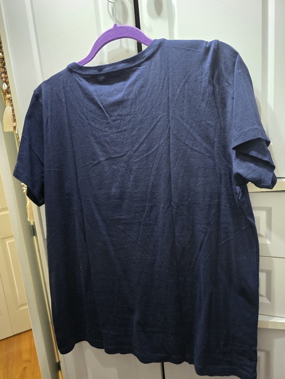 NWT J. Crew Embellished Navy Watermelon T-shirt Size XL - Picture 4 of 4